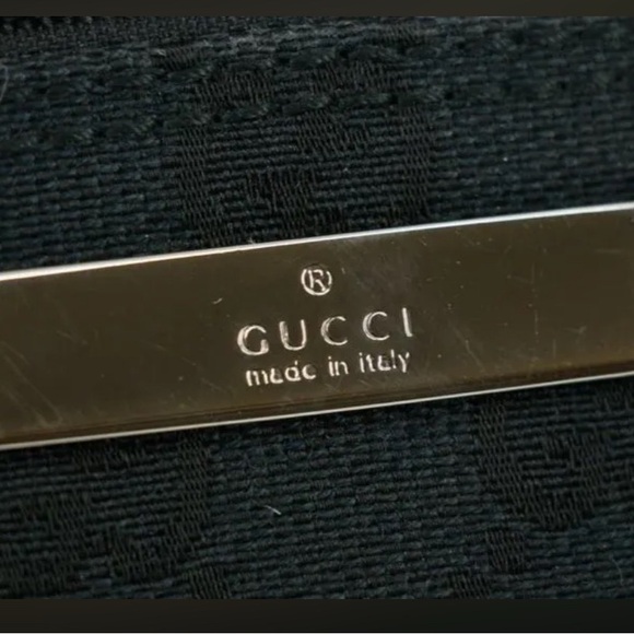 Gucci Black Monogram Boat Bag - Picture 4 of 8